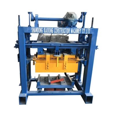 calidad  QT4-40 manual hollow block maker mini concrete brick machine fábrica